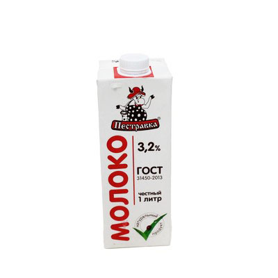 Молоко Домашкино 3,2% 1000мл